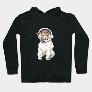 Laika Space Dog Astronaut Puppy Hoodie